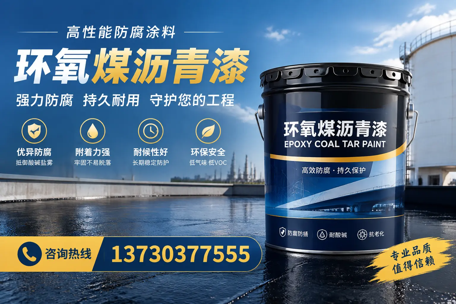 环氧煤沥青漆的耐久性分析，适合随州的使用场景